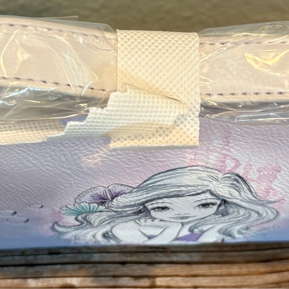 Danielle Nicole Disney Ariel Little Mermaid Purple Ombré Baguette Bag - Picture 4 of 8